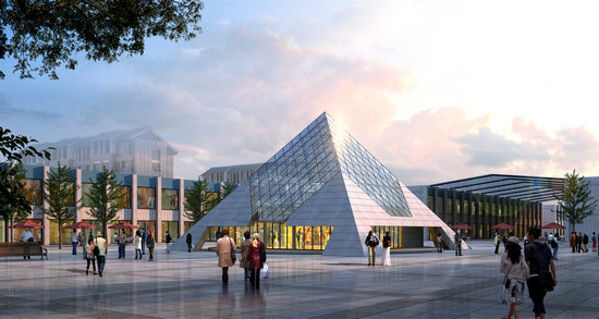 兴城金字塔网架